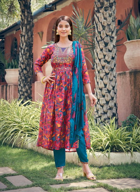 Parra Rangin Nayra Vol 1 Nayra Cut Kurti With Bottom Dupatta Catalog
 Catalog